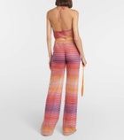 Missoni Mare Zig-zag halterneck crop top