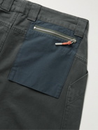 Folk - Architectural Association Tapered Ripstop-Panelled Cotton-Twill Trousers - Gray