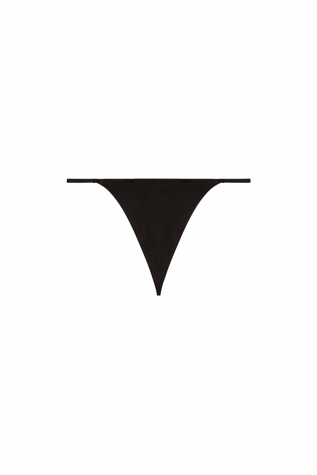 Diesel Thong with Oval D detail - Strings Womens in Black