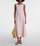 Polo Ralph Lauren Striped linen midi dress