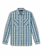RRL - Farrell Checked Cotton Shirt - Blue