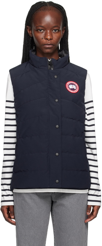 Photo: Canada Goose Navy Freestyle Down Vest