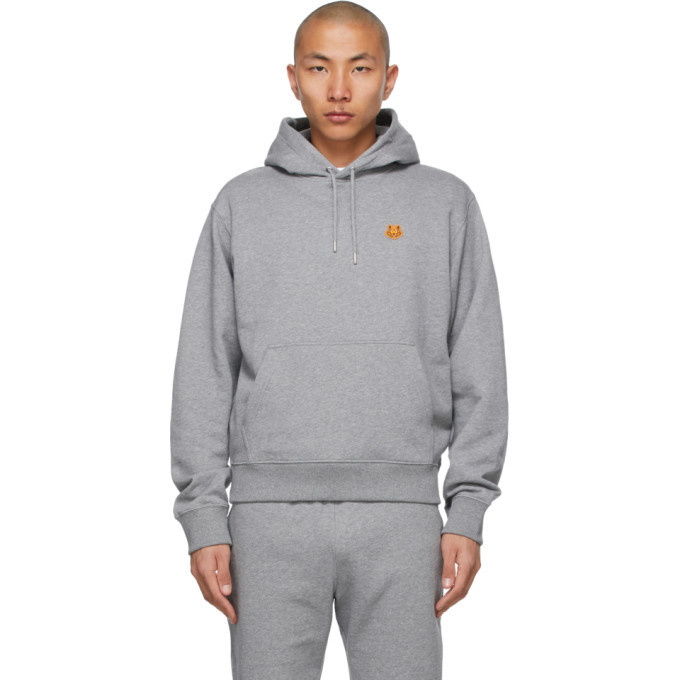 Photo: Kenzo Grey Tiger Crest Hoodie