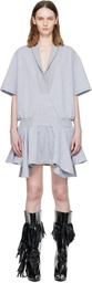 FIDAN NOVRUZOVA Gray Marta T-Shirt Minidress