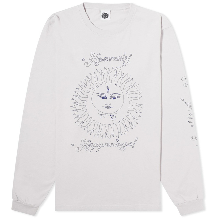 Photo: Good Morning Tapes Men's Heavenly Happenings Long Sleeve T-Shirt in Stone