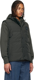 Canada Goose Gray 'Black Label' Garson Down Vest