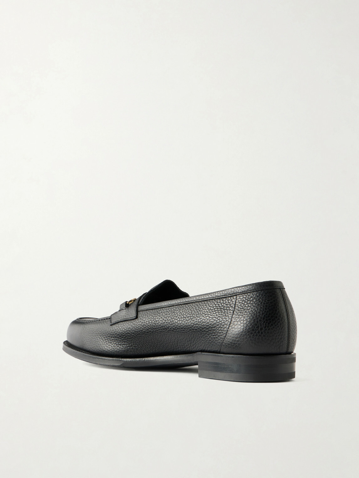 Edward Green - Putney Horsebit-Embellished Full-Grain Leather Loafers - Black