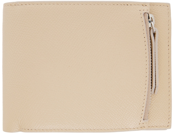 Photo: Maison Margiela Beige Leather Bifold Wallet