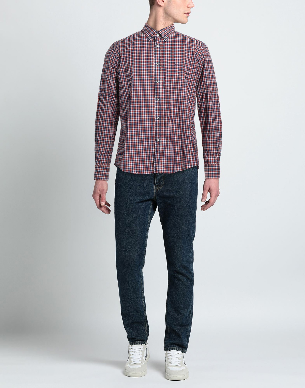 Paul & Shark Mens Shirt Brick