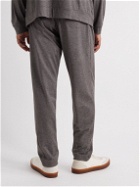 Zimmerli - Tapered Stretch Cotton and Cashmere-Blend Sweatpants - Brown