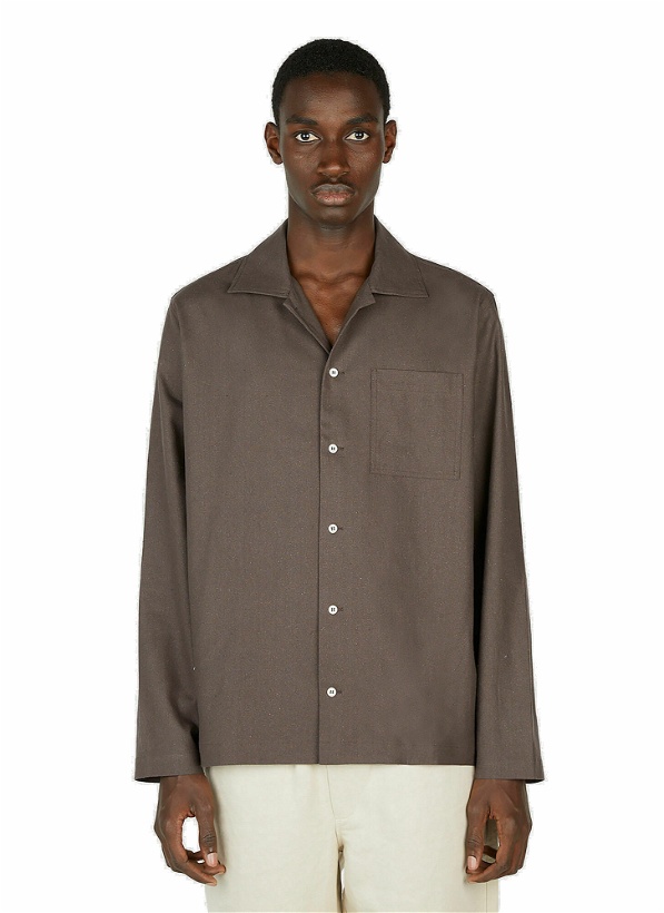 Photo: ANOTHER ASPECT - Another Shirt 2.1 in Brown