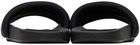 Alexander Wang Black AW Pool Slides