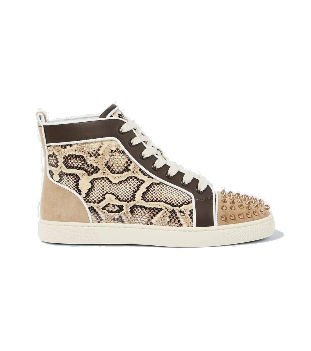 Christian Louboutin Lou Spikes leather sneakers Christian