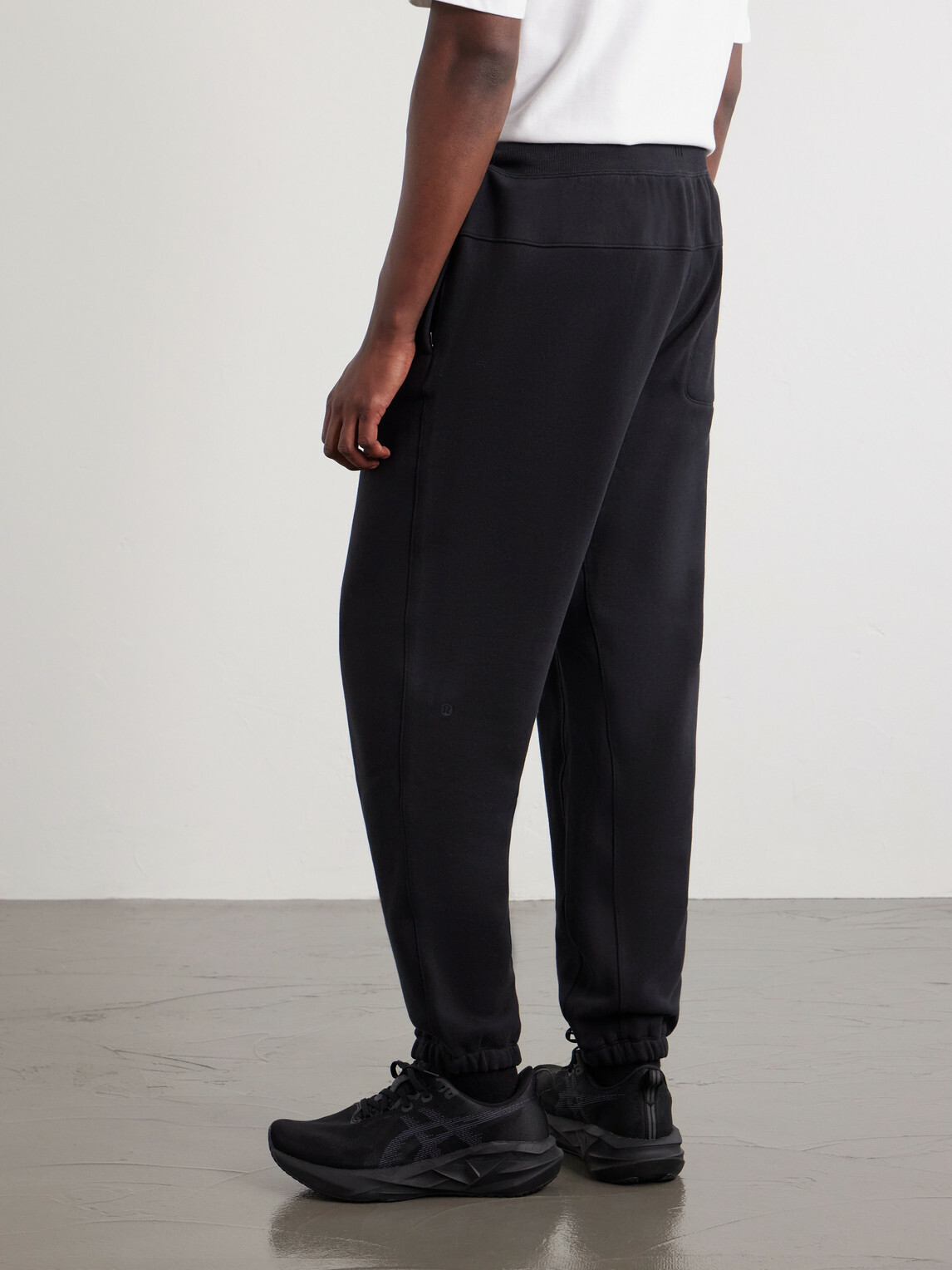 Lululemon - Steady State Slim-Fit Tapered Cotton-Blend Jersey Sweatpants - Black