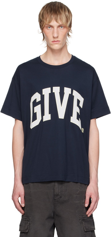 Photo: Givenchy Blue Boxy Fit T-Shirt