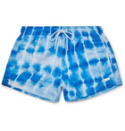 Hugo Boss - Mid-Length Tie-Dyed Swim Shorts - Blue