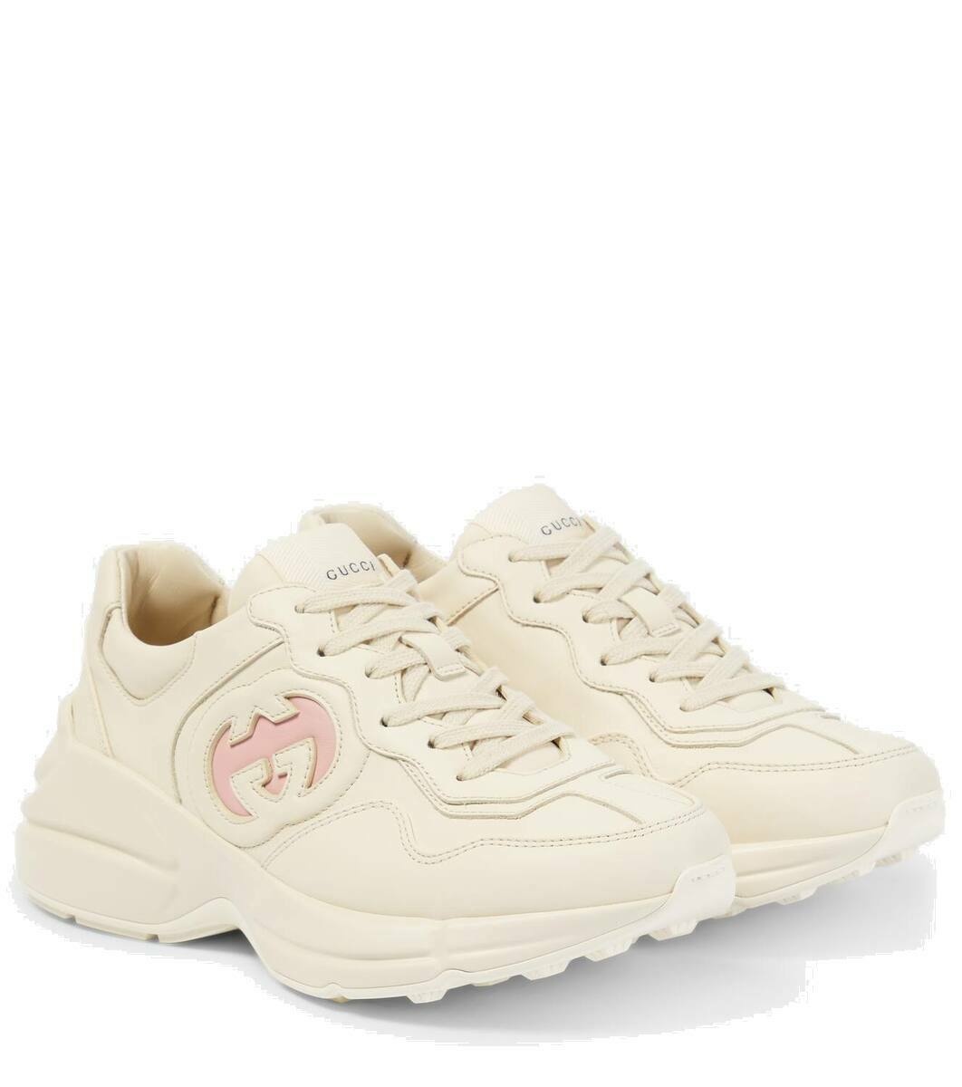 Photo: Gucci Rhyton leather sneakers