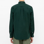 Beams Plus Men's Button Down Oxford Shirt in Green