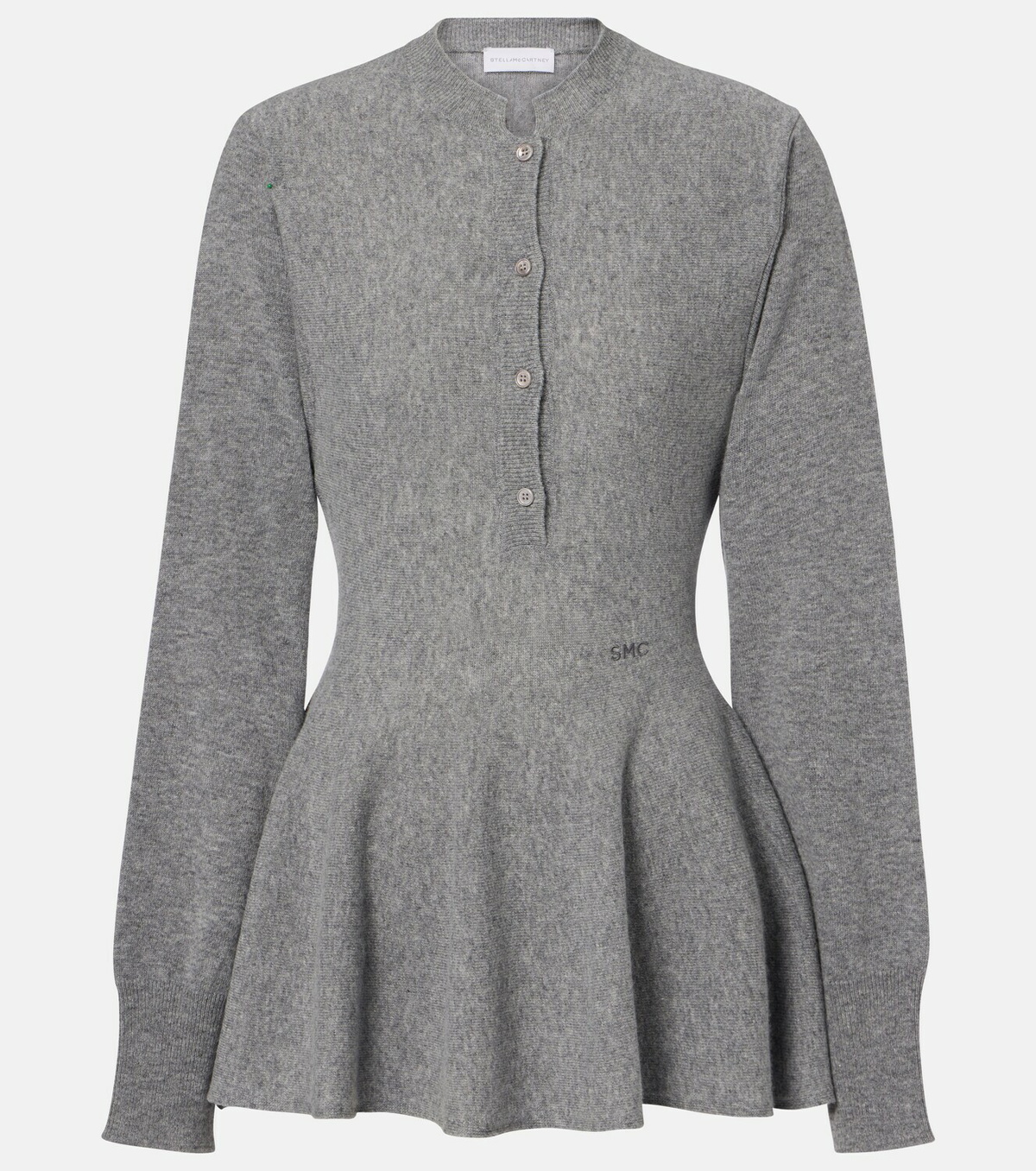 Stella McCartney Peplum virgin wool top