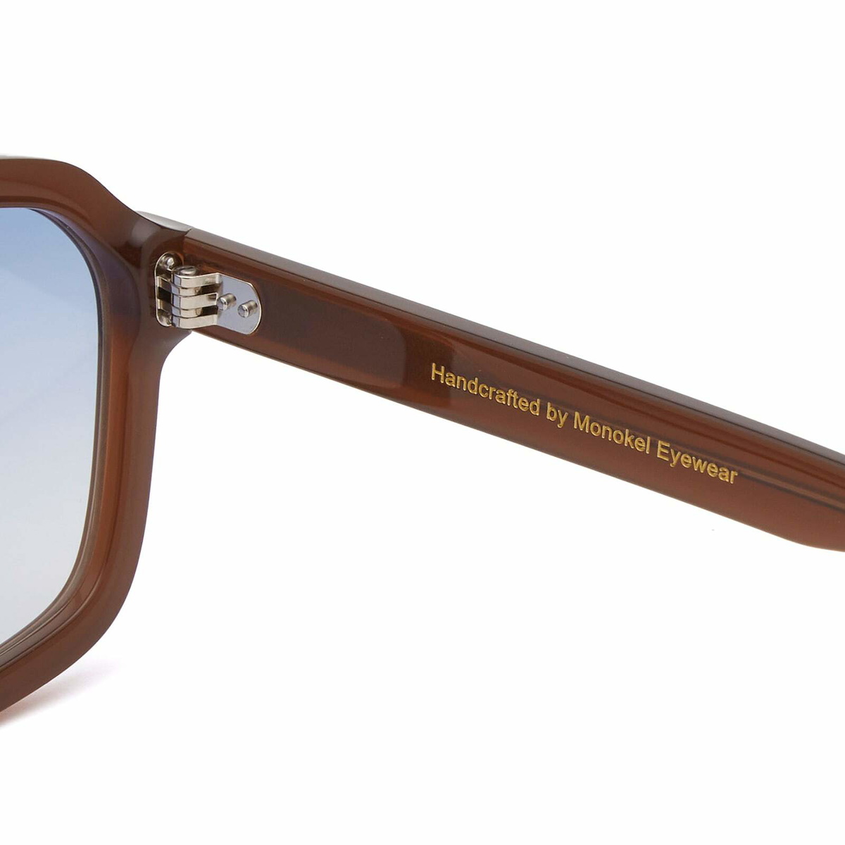 Monokel Jet Sunglasses in Chocolate/Blue Gradient 