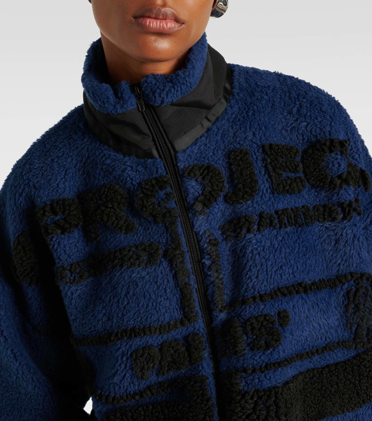 Y/Project Jacquard fleece jacket