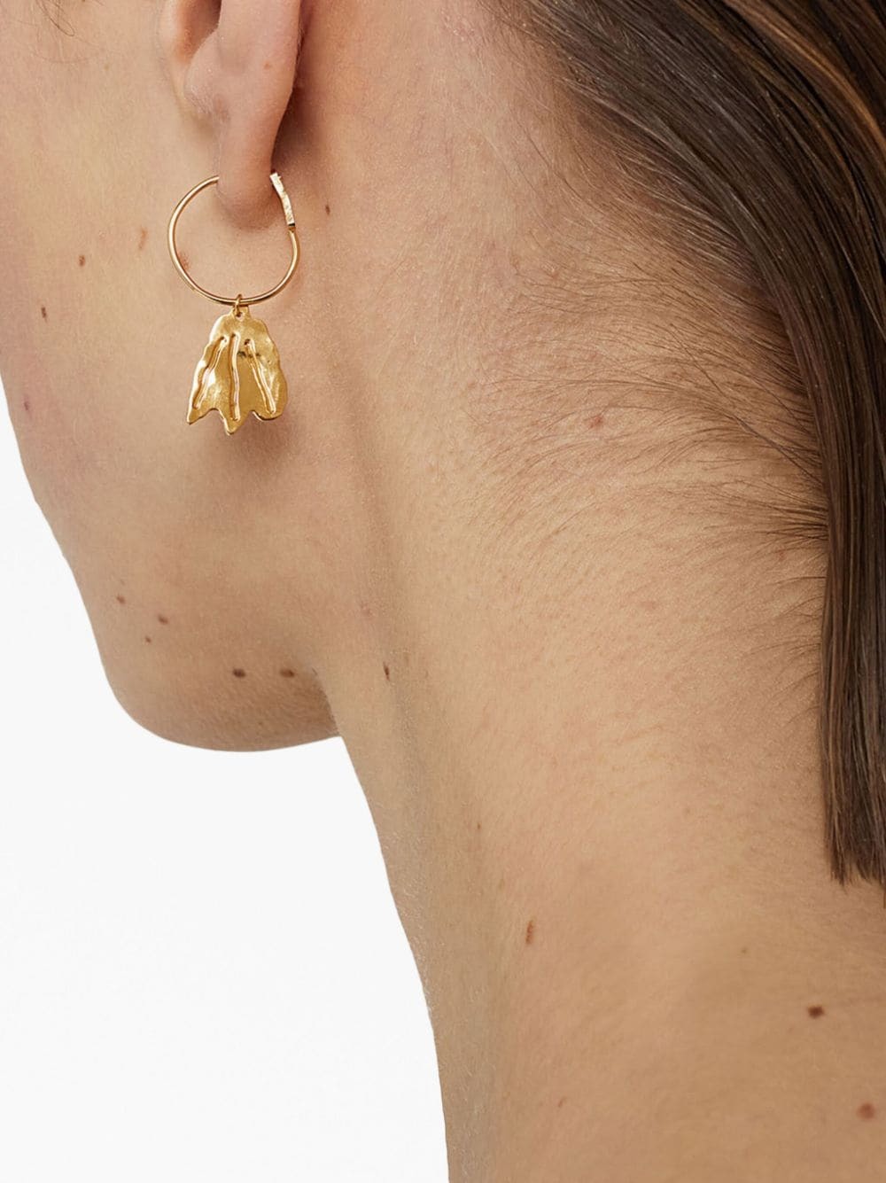 JIL SANDER ribbon Earring Accessories gold