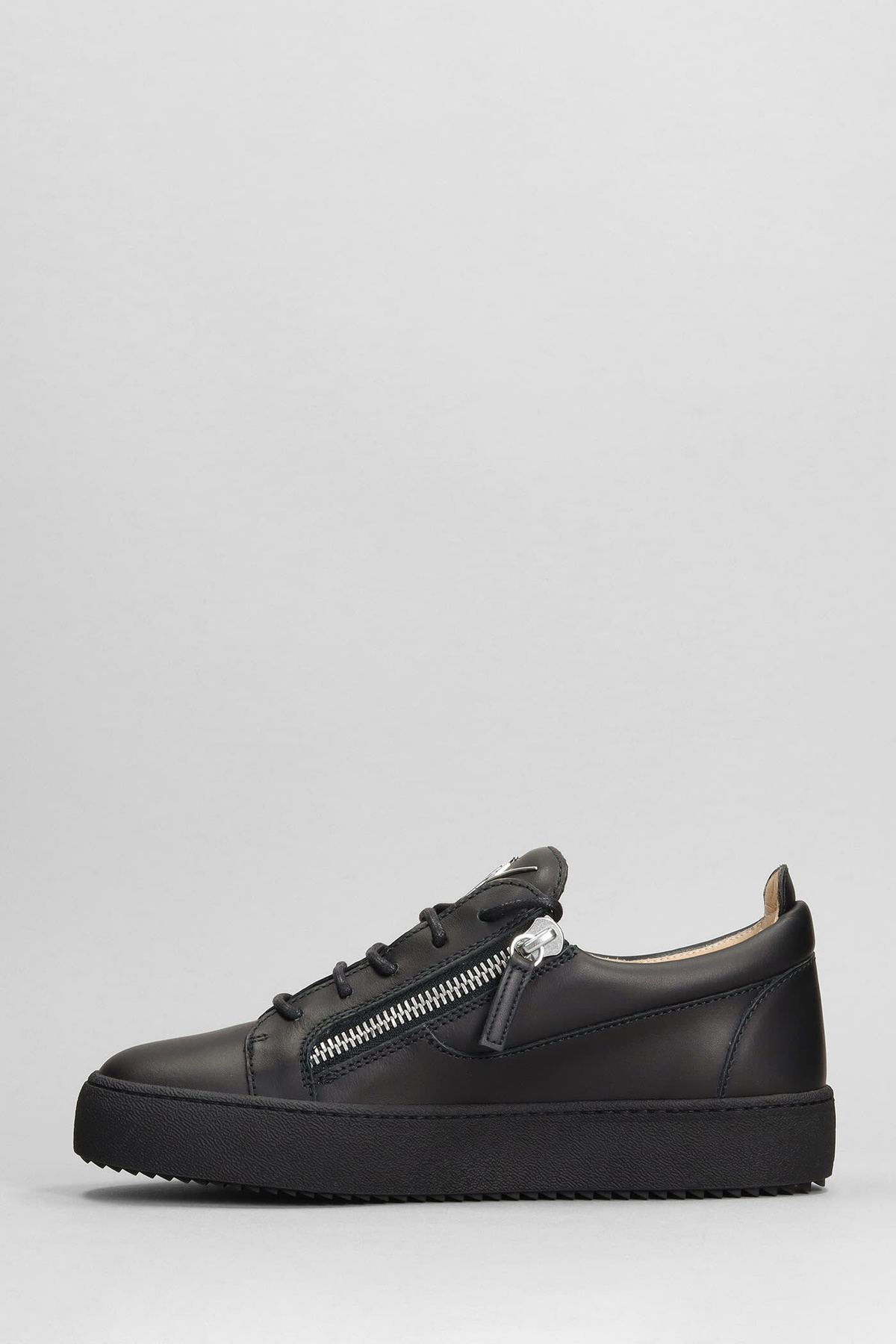 Giuseppe Zanotti Frankie Sneakers In Black Leather