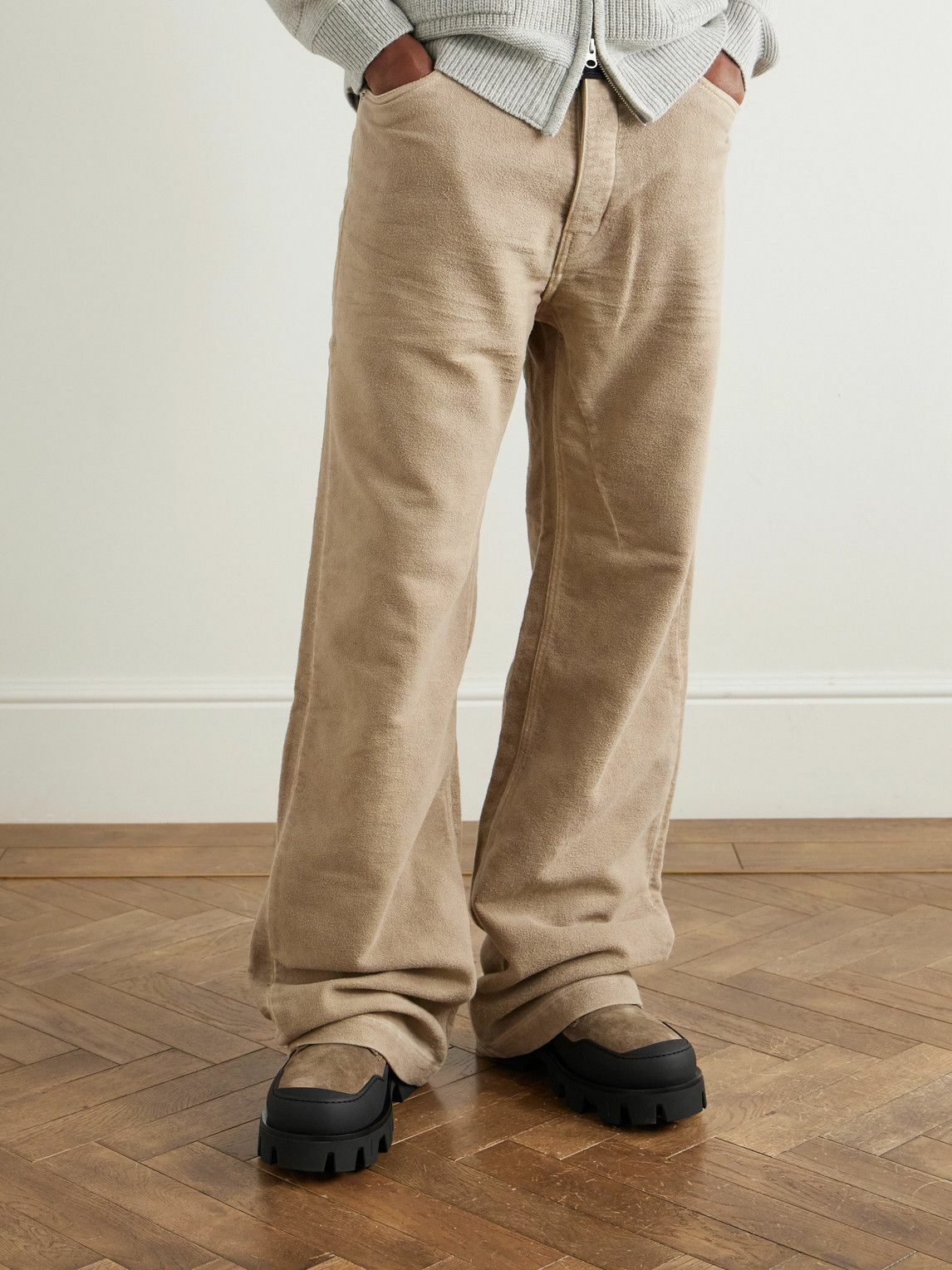 Moncler - Peak Path Suede Lace-Up Boots - Brown