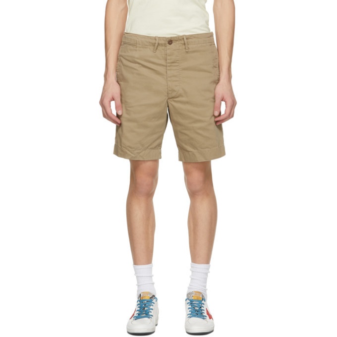 Photo: RRL Beige Chino Officer Fit Shorts