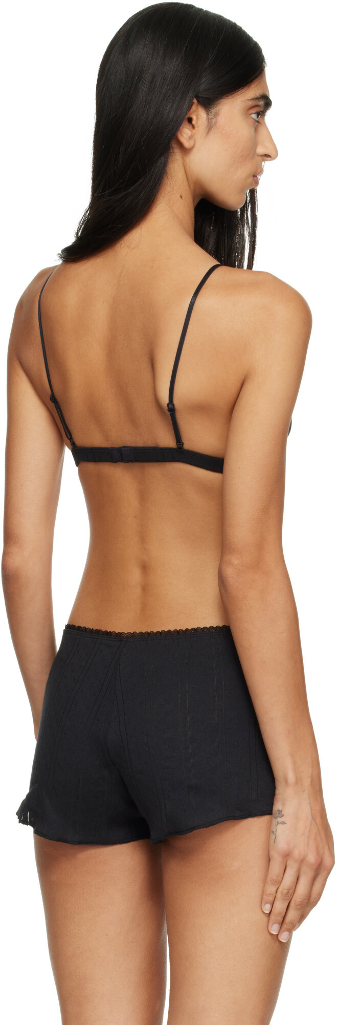 Cou Cou Black 'The Triangle' Bralette