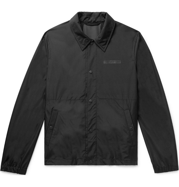 Photo: Helmut Lang - Logo-Print Shell Shirt Jacket - Men - Black