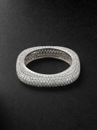 Greg Yuna - 18-Karat White Gold Diamond Ring - Silver