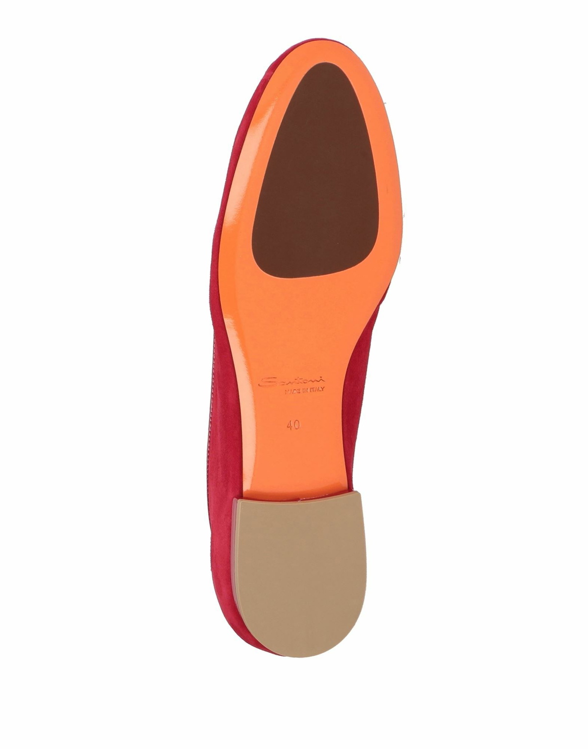 Santoni Womens Ballet flats in Red