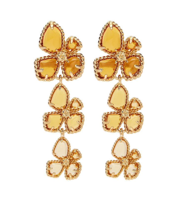 Photo: Zimmermann Bloom Large embellished drop earrings