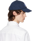 Casablanca Navy Greek Temple Cap