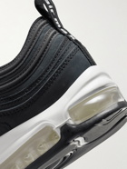 Nike - Air Max 97 Suede and Twill Sneakers - Black