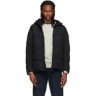Stone Island Black 4100037 Crinkle Reps NY Down Jacket