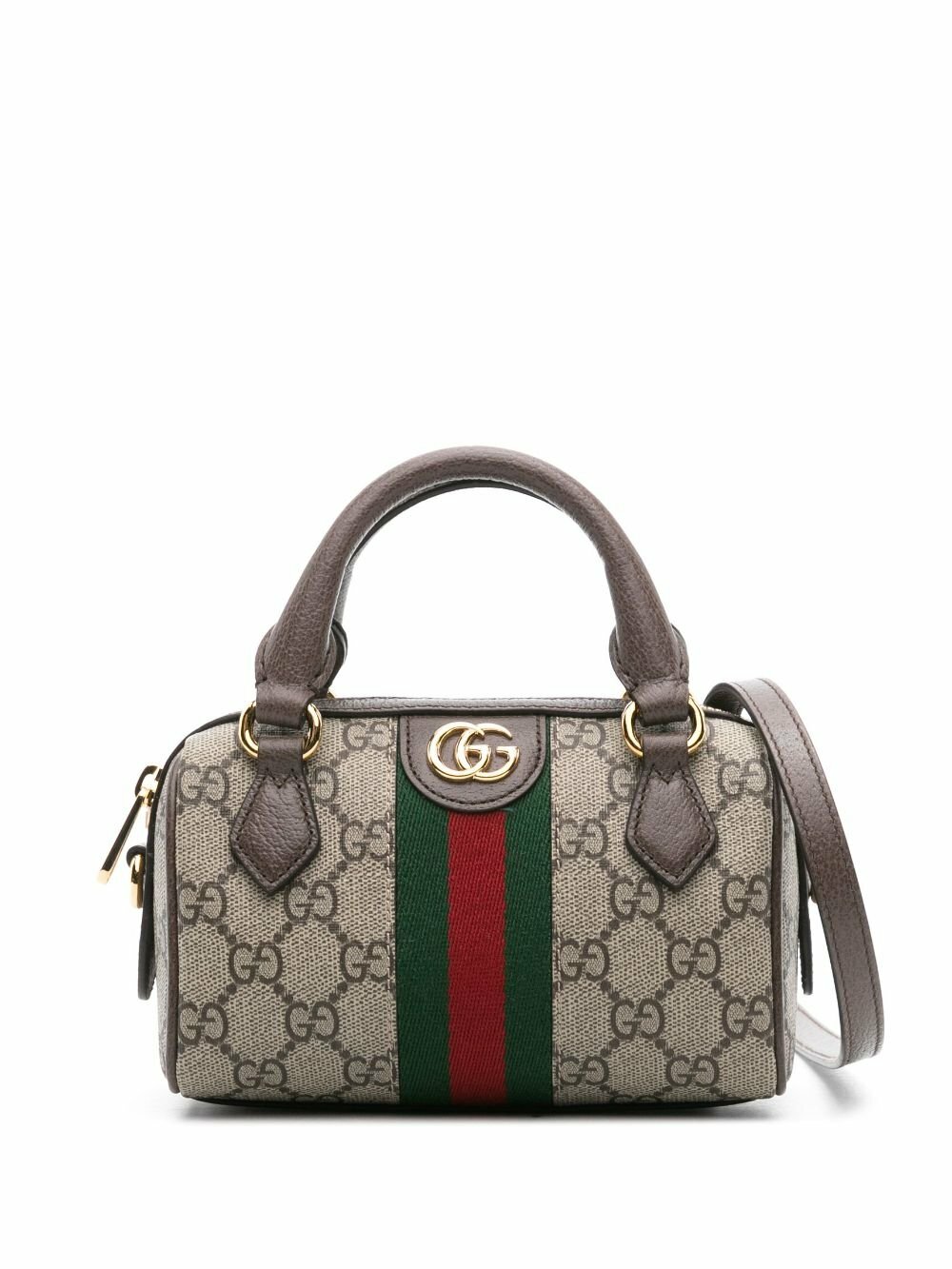 Gucci Brown Ophidia Mini GG Supreme Bag Gucci