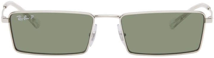 Photo: Ray-Ban Silver Emy Bio-Based Sunglasses