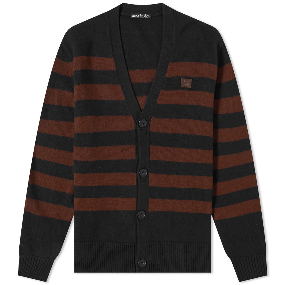 Acne Studios Kimano Stripe Face Cardigan Acne Studios