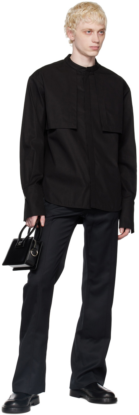 K.NGSLEY SSENSE Exclusive Black Murray Shirt