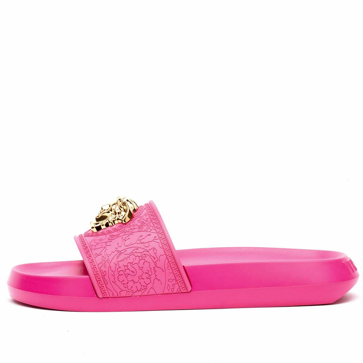 Versace Women's Medusa Head Slide in Pink Versace