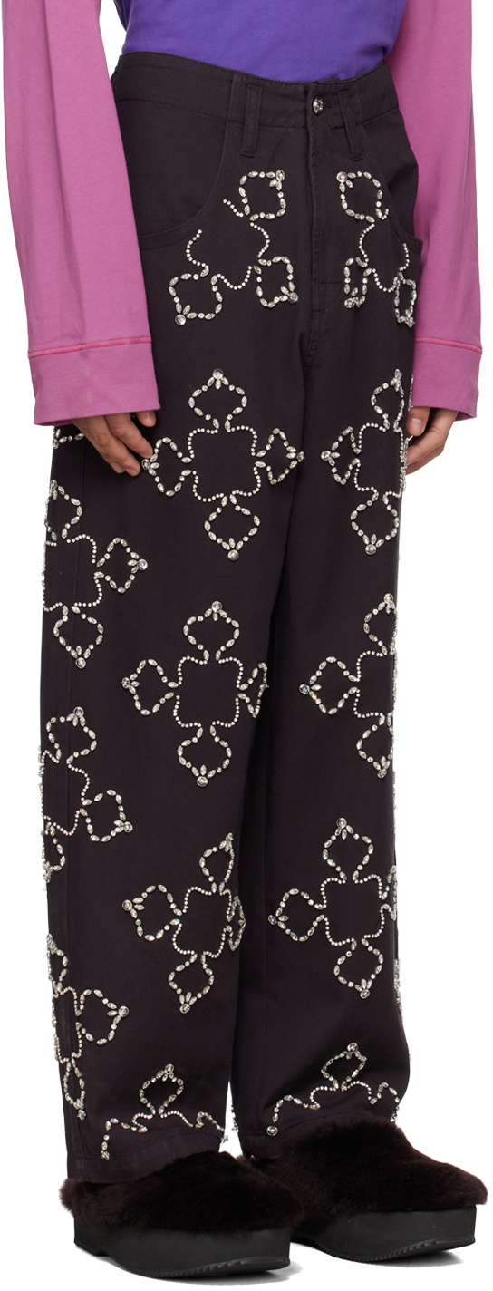 BLUEMARBLE Navy Rhinestone Jeans