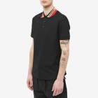 Burberry Men's Edney Polo Shirt in Black