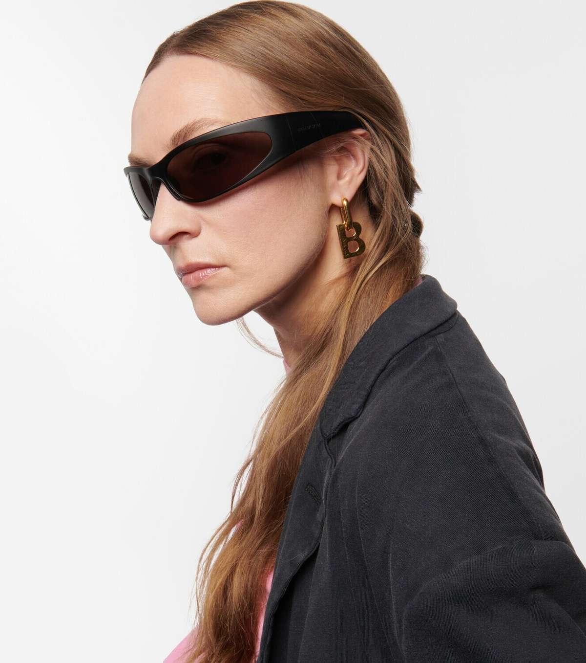 Balenciaga Reverse Xpander oval sunglasses Balenciaga