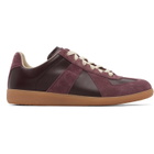 Maison Margiela Burgundy Replica Sneakers