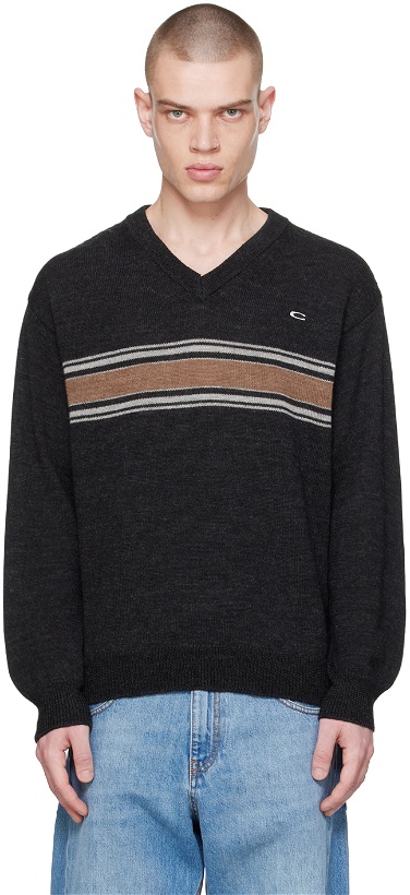 Photo: Commission Black Stripe Sweater