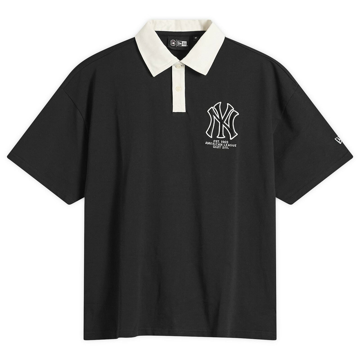 New Era Men's MLB New York Yankies Polo in Black