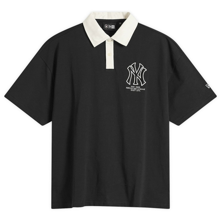Photo: New Era Men's MLB New York Yankies Polo in Black