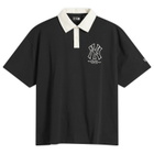 New Era Men's MLB New York Yankies Polo in Black